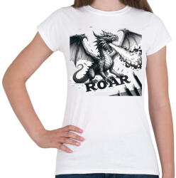 printfashion Sárkány - Női póló - Fehér (15182562)
