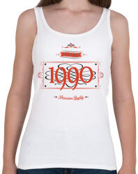 printfashion since-1990-red-black - Női atléta - Fehér (531589)