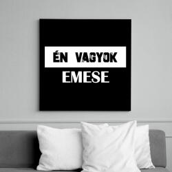 printfashion Eltévedt pároknak - Én vagyok (fehér) - Vászonkép - Fekete (6997580)