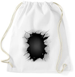 printfashion Fekete lyuk - Sportzsák, Tornazsák - Fehér (11668889)
