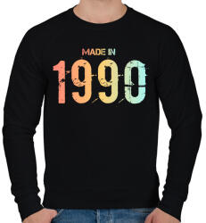 printfashion 1990 - Férfi pulóver - Fekete (6229228)