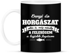 printfashion A feleségem a legjobb fogásom - Bögre - Fekete (973183)
