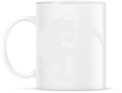 printfashion Cica ölelés jin jang jel - Bögre - Fehér (4177273)