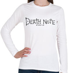 printfashion Death note (fekete) - Női hosszú ujjú póló - Fehér (13900072)