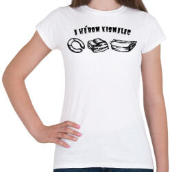 printfashion A három kismalac - Női póló - Fehér (8202224)