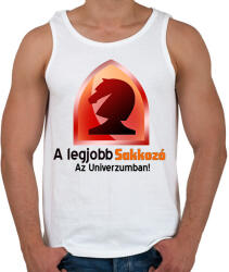 printfashion a legjobb sakkozó - Férfi atléta - Fehér (2082307)