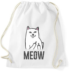 printfashion Meow - Sportzsák, Tornazsák - Fehér (1774817)