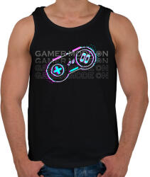 printfashion Gamer ON 2 - Férfi atléta - Fekete (2666851)
