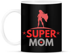 printfashion supermom2 - Bögre - Fekete (4753486)