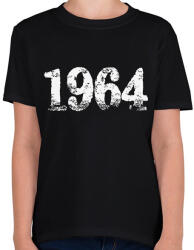 printfashion 1964 - Gyerek póló - Fekete (6190875)