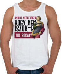 printfashion Amikor megkérdezik - fekete - Férfi atléta - Fehér (7066558)