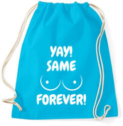 printfashion Örökké együtt! - Sportzsák, Tornazsák - Surf blue (2618384)
