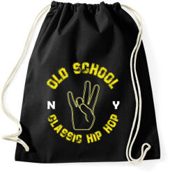 printfashion Old school - Sportzsák, Tornazsák - Fekete (7511242)