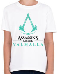 printfashion Assassins Creed - Valhalla - Gyerek póló - Fehér (5086149)
