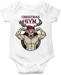 printfashion Karácsony gyúrás - Christmas gym - Baba Body - Fehér (5649661)