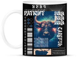 printfashion Taurus - Streetwear style - Bögre - Fekete (15686422)