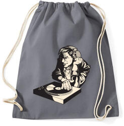 printfashion DJ - Sportzsák, Tornazsák - Grafitszürke (43639)