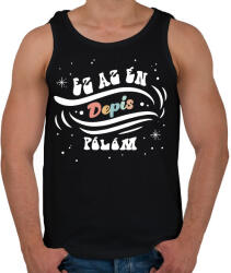 printfashion Depis pólóm - Férfi atléta - Fekete (11635209)