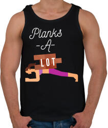 printfashion Planks A-Lot - Férfi atléta - Fekete (2469111)