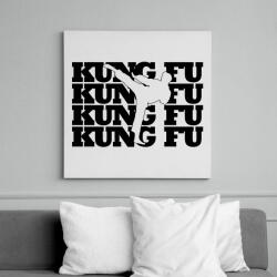 printfashion Kung fu - Vászonkép - Fehér (7570199)