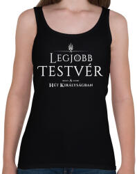 printfashion got-legjobb-testver-white - Női atléta - Fekete (1033260)