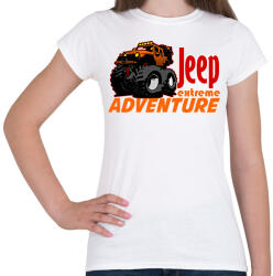 printfashion jeep extreme1 - Női póló - Fehér (6877367)