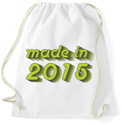 printfashion made-in-2015-green-grey - Sportzsák, Tornazsák - Fehér (490824)