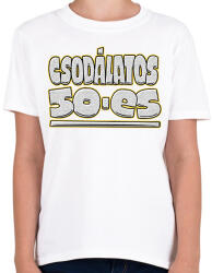 printfashion 50 éves - Gyerek póló - Fehér (11661309)