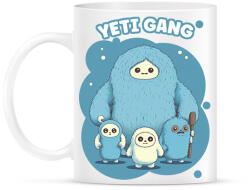 printfashion Yeti gang - Bögre - Fehér (11894929)