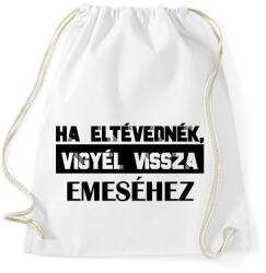 printfashion Eltévedt pároknak - Ha eltévednék - Sportzsák, Tornazsák - Fehér (6996275)