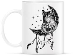 printfashion wolf - Bögre - Fehér (7947538)