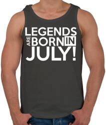 printfashion Július - Férfi atléta - Sötétszürke (268509)