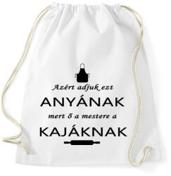 printfashion Anya a kaja mester! - Sportzsák, Tornazsák - Fehér (4816136)