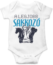 printfashion A legjobb sakkozó - Baba Body - Fehér (7322100)