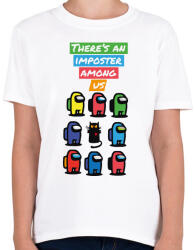 printfashion Among us Impostor - there is an impostor - Gyerek póló - Fehér (4203958)