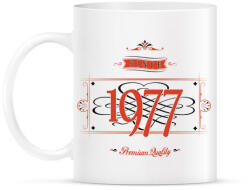 printfashion since-1977-red-black - Bögre - Fehér (790680)