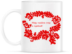 printfashion Szelíd szitkok - nyúlna meg a nyakad - Bögre - Fehér (15200539)