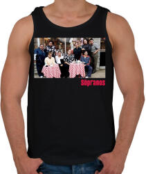 printfashion The Sopranos Cast - Férfi atléta - Fekete (5505104)