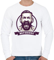 printfashion Notorious - Férfi pulóver - Fehér (3561401)