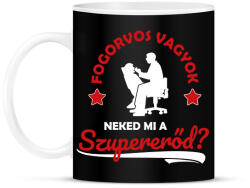 printfashion Fogorvos vagyok - Bögre - Fekete (10354176)