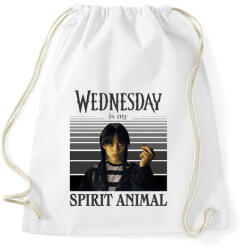 printfashion Spirit animal - Wednesday - Sportzsák, Tornazsák - Fehér (11612290)