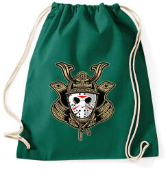 printfashion Jason a szamuráj - Sportzsák, Tornazsák - Sötétzöld (81008)
