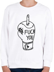 printfashion FCK tatto - Gyerek pulóver - Fehér (15995280)