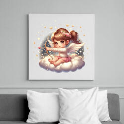 printfashion Vigyázz, lövök! - Vászonkép - Fehér (15558481)