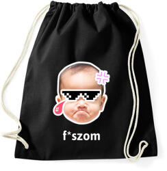 printfashion fszom 2 - Sportzsák, Tornazsák - Fekete (10442375)
