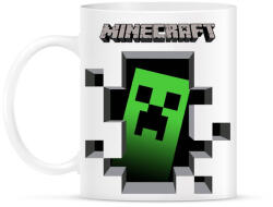 printfashion Minecraft - Bögre - Fehér (790419)