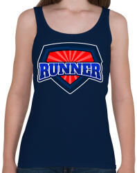 printfashion SUPER RUNNER - Női atléta - Sötétkék (11465004)