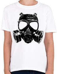 printfashion gáz maszk - Gyerek póló - Fehér (7470200)