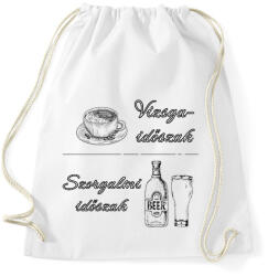 printfashion Vizsgaidőszak - Szorgalmi időszak - Sportzsák, Tornazsák - Fehér (6337855)