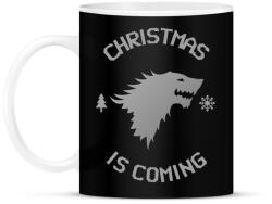 printfashion CHRISTMAS IS COMING - Bögre - Fekete (10135496)